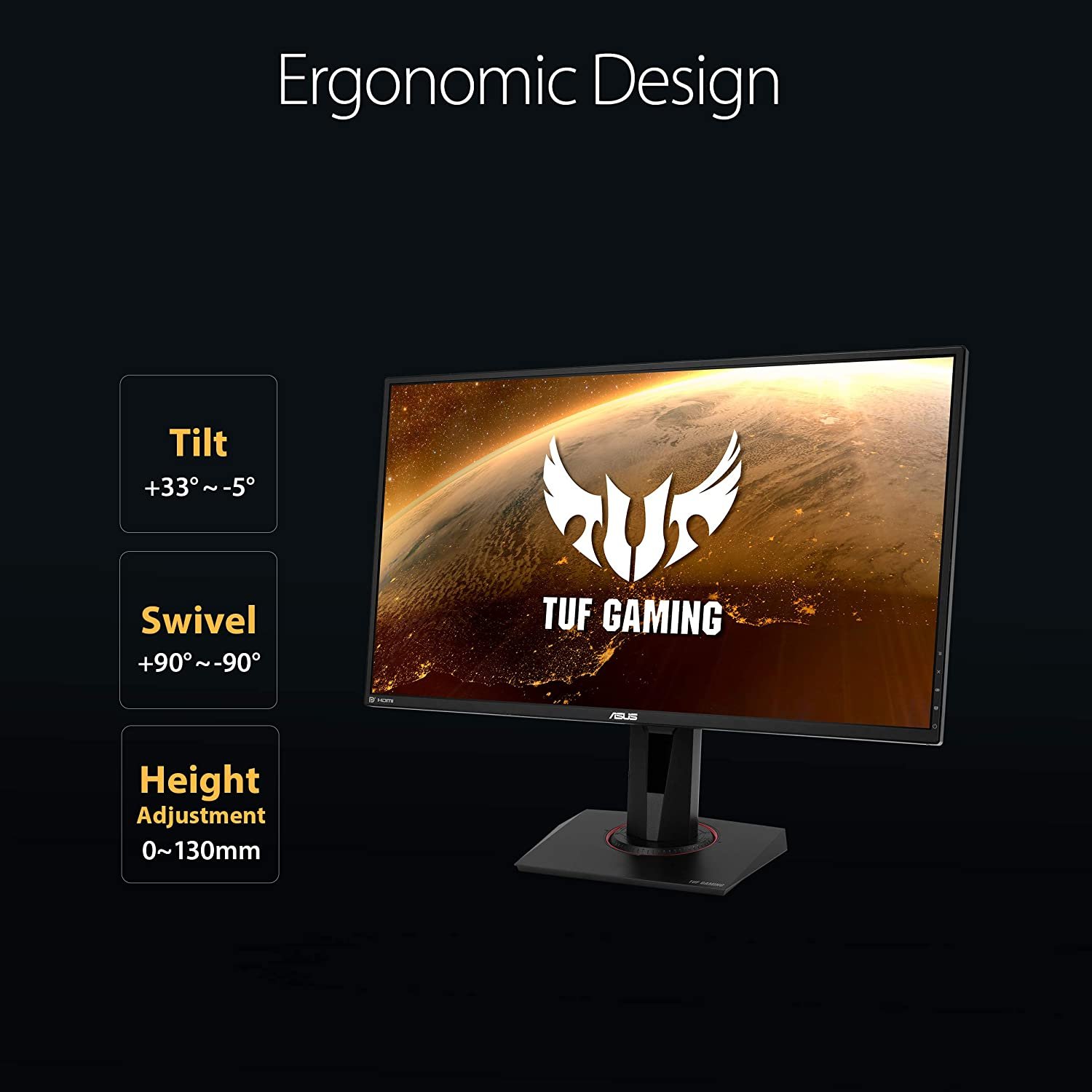 TUF GAMING VG27AQ HDR WQHD 165Hz 27 