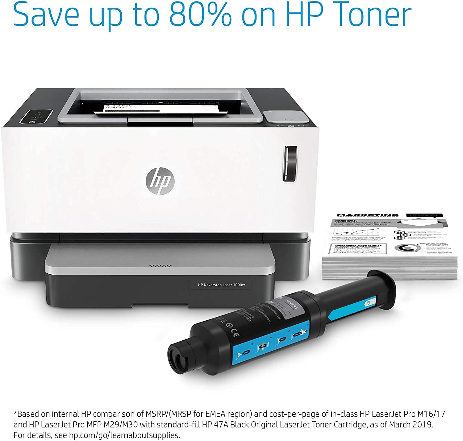 HP LASERJET 1000W WIFI PRINTER 